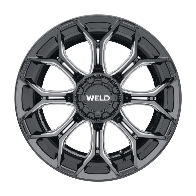 Weld Off-Road W111 24X14 Gradient 8X170 ET-70 BS4.75 Gloss Black MIL 125.1 - DTX Performance