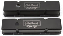 Load image into Gallery viewer, Edelbrock Valve Cover Victor Series Chevrolet 1959-1986 262-400 CI V8 Tall Black - DTX Performance