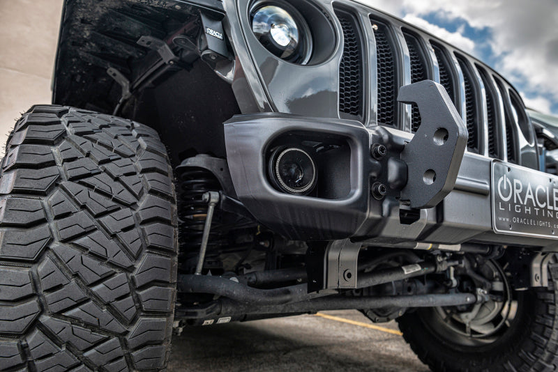 Oracle Jeep Wrangler JL/Gladiator JT Sport High Performance W LED Fog Lights - White - DTX Performance