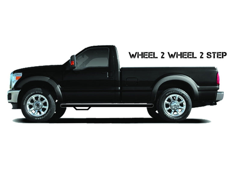 N-Fab Nerf Step 09-17 Dodge Ram 1500 Regular Cab 6.4ft Bed - Tex. Black - W2W - 3in - DTX Performance