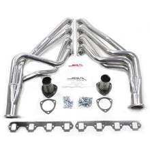 Load image into Gallery viewer, JBA 65-73 Ford Mustang 260-302/71-73 Ford 260-351W SBF 1-5/8in Primary Silver Ctd Long Tube Header - DTX Performance