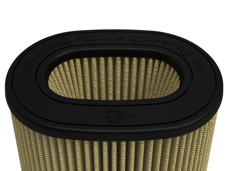 aFe MagnumFLOW Pro GUARD 7 Air Filter (6 x 4)in F x (8-1/2 x 6-1/2)in B x (7-1/4 x 5)in T x 7-1/4in - DTX Performance