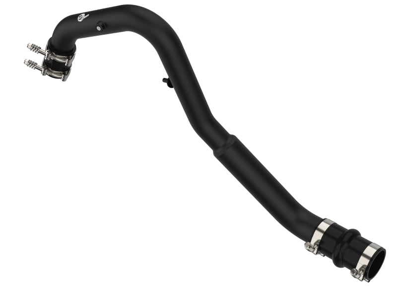 aFe Bladerunner Intercooler Hot Charge Pipe Black 2-2.5in 2021+ Ford F-150 V6-2.7L (tt) - DTX Performance