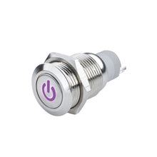 Load image into Gallery viewer, Oracle Pre-Wired Power Symbol On/Off Flush Mount LED Switch - UV/Purple - DTX Performance