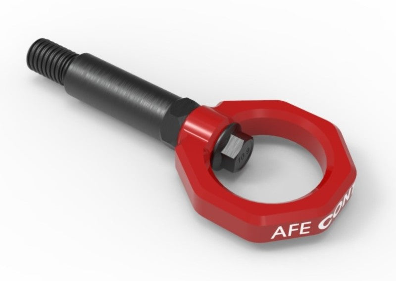 aFe Control Front Tow Hook Red BMW F-Chassis 2/3/4/M - DTX Performance