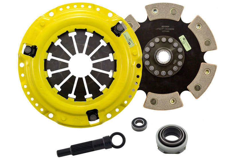 ACT 1990 Honda Civic XT/Race Rigid 6 Pad Clutch Kit - DTX Performance