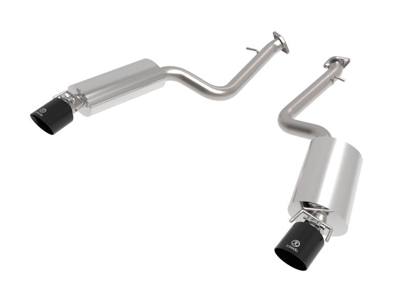 aFe Takeda 14-22 Lexus IS350 V6 2.5in. 304 Stainless Steel Axle-Back Exhaust System w/ Black Tip - DTX Performance