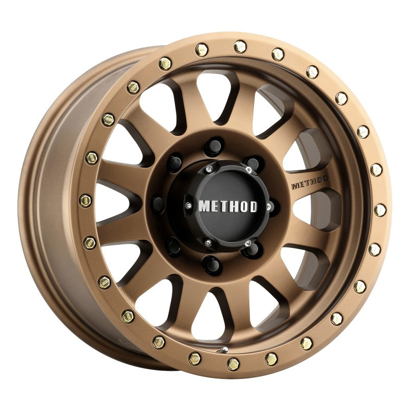 Method MR304 Double Standard 17x8.5 0mm Offset 8x170 130.81mm CB Method Bronze Wheel - DTX Performance