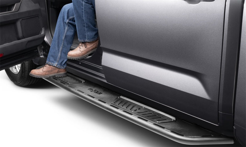 N-FAB 2022 Toyota Tundra CrewMax Roan Running Boards - Textured Black - DTX Performance