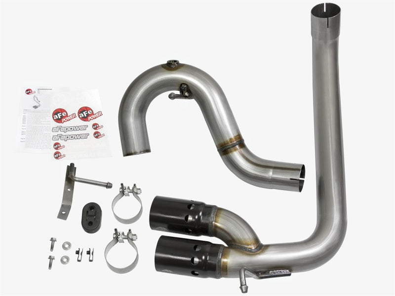 aFe Rebel Series DPF-Back 3in Side Exit SS Exhaust w/ IC Black Tip 2016 GM Colorado/Canyon 2.8L (td) - DTX Performance