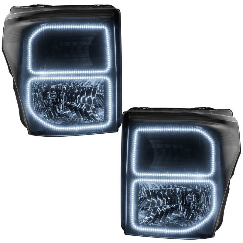 Oracle 11-16 Ford F250/350 LED HL - Black - White - DTX Performance