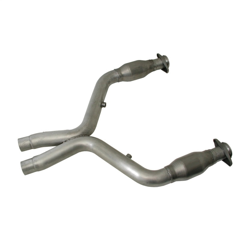 BBK 11-14 Mustang 5.0 Short Mid X Pipe With Catalytic Converters 3.0 For BBK Long Tube Headers - DTX Performance