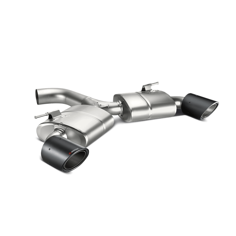 Akrapovic 17-18 Volkswagen Golf (VII) GTI FL Performance Slip-On Line (Titanium) w/ Carbon Tips - DTX Performance