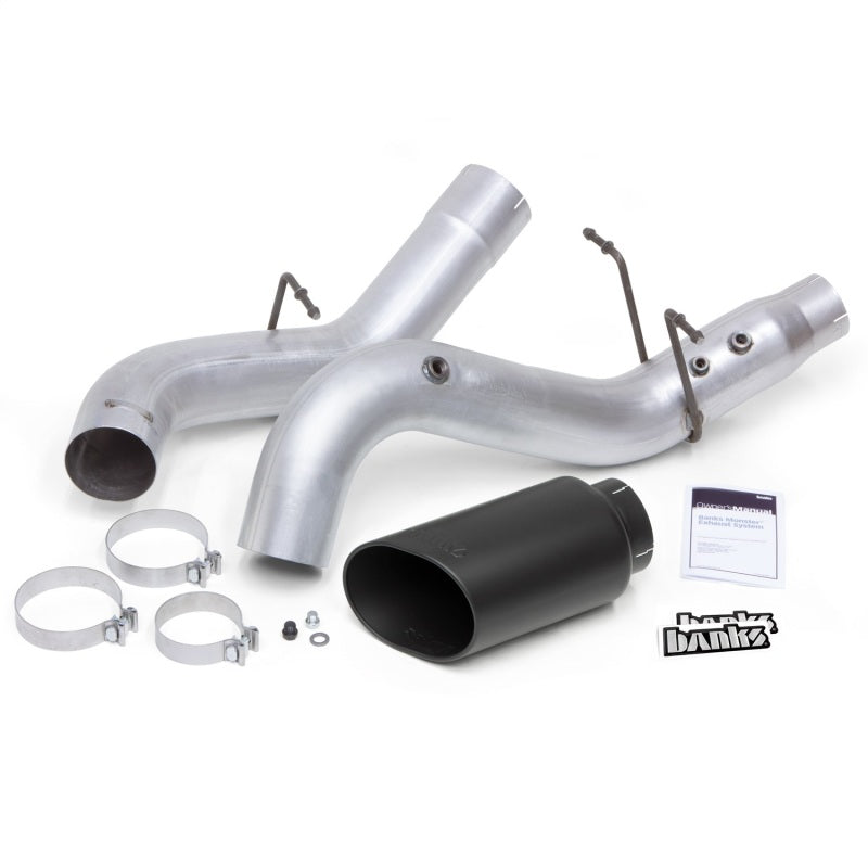 Banks Power 17-19 Chevy Duramax L5P 2500/3500 Monster Exhaust System w/ Black Tip - DTX Performance