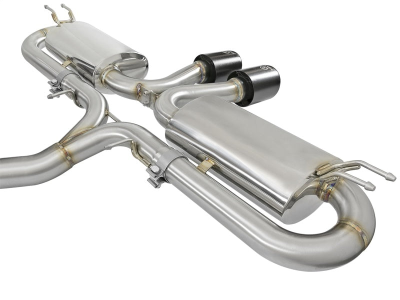 aFe Takeda 3in 304 SS Cat-Back Exhaust w/ Dual Center Black Tips 17+ Honda Civic Si (2dr) I4 1.5L - DTX Performance