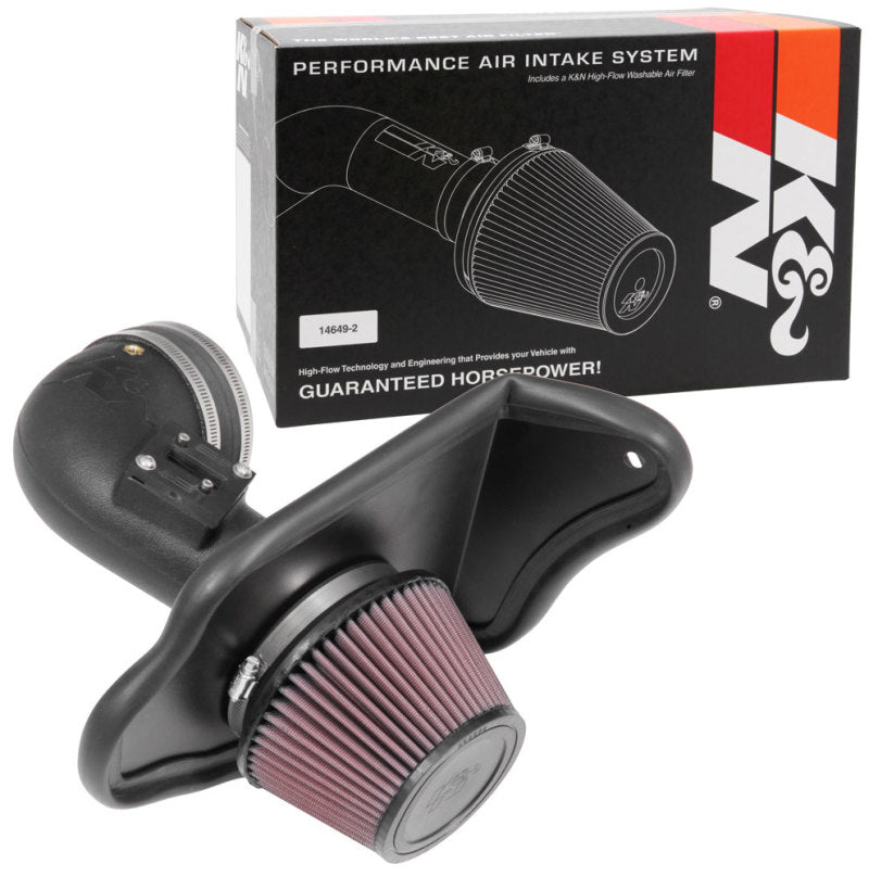 K&N 16-17 Cadillac ATS L4-2.0L Turbo 57 Series FIPK Performance Intake Kit - DTX Performance