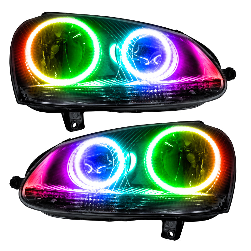 Oracle 06-10 Volkswagen Jetta SMD HL - Chrome - ColorSHIFT - DTX Performance