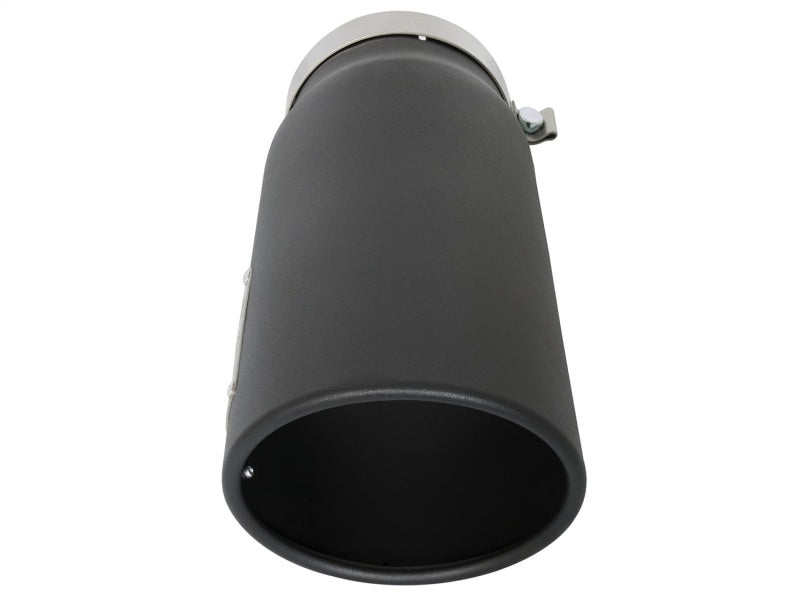 aFe Power MACH Force-Xp 5in In x 6in Out x 15in L Bolt-On 409 SS Exhaust Tip - Black - DTX Performance