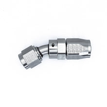 Load image into Gallery viewer, DeatschWerks 6AN Female Swivel 30-Degree Hose End CPE - Anodized Titanium - DTX Performance