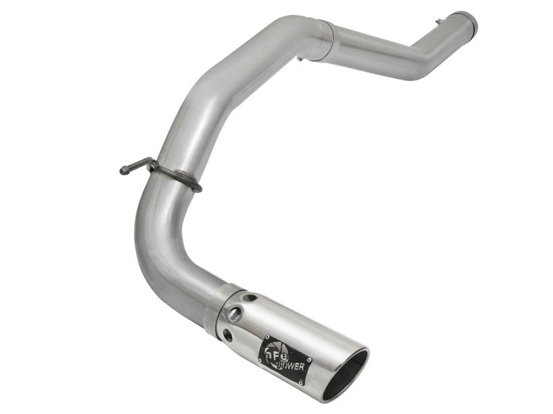 aFe LARGE Bore HD Exhausts 4in DPF-Back SS-409 2016 Nissan Titan XD V8-5.0L CC/SB (td) - DTX Performance