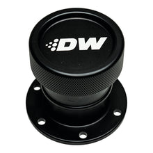 Load image into Gallery viewer, DeatschWerks Straight Filler Neck w/Cap - Matte Black - DTX Performance