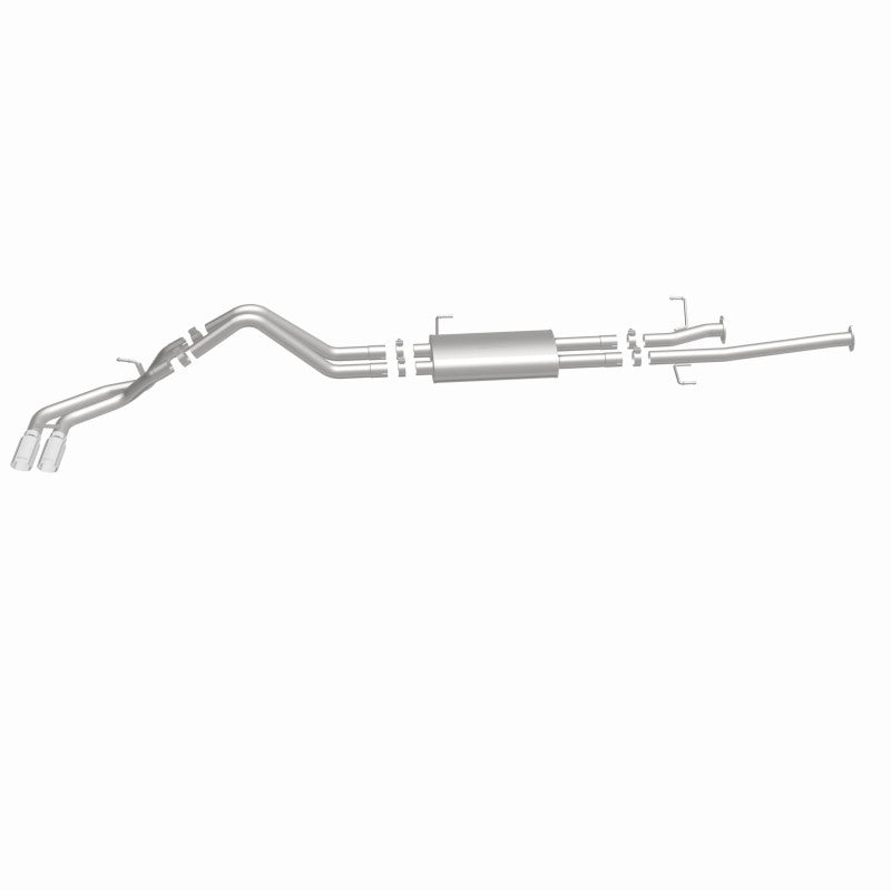 MagnaFlow 14 Toyota Tundra V8 4.6L/5.7L Stainless C/b Exhaust Dual same side pass. rear tire - DTX Performance