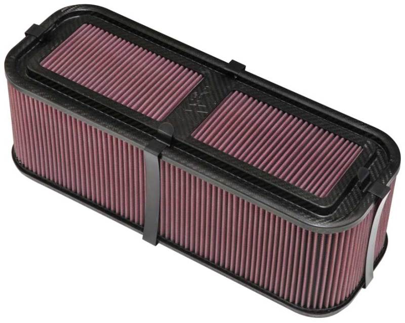 K&N Custom Racing Assembly 19in x 6.5in Carbon Fiber Air Filter - DTX Performance