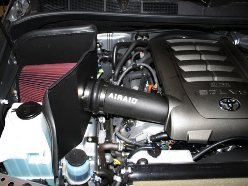 Airaid 07-14 Toyota Tundra/Sequoia 4.6L/5.7L V8 CAD Intake System w/ Tube (Dry / Red Media) - DTX Performance