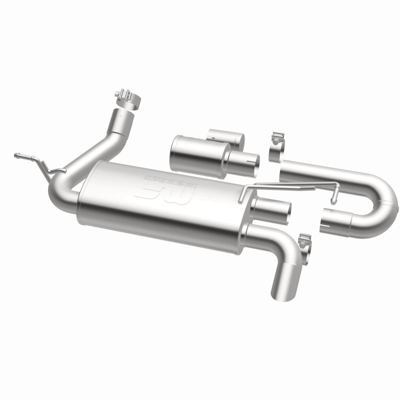 MagnaFlow 07-18 Jeep Wrangler JK Overland Series Axle-Back Exhaust System - DTX Performance