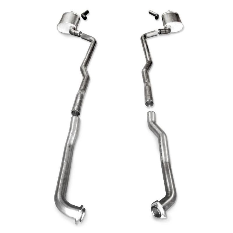 Stainless Works 1973-82 Corvette Exhaust BB Standard Trans 2-1/2in Factory Connect - DTX Performance