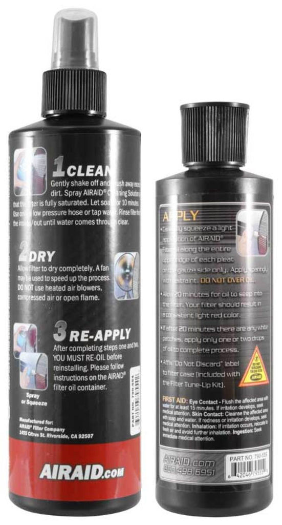 Airaid Renew Kit - 12oz Cleaner / 8oz Squeeze Oil - DTX Performance