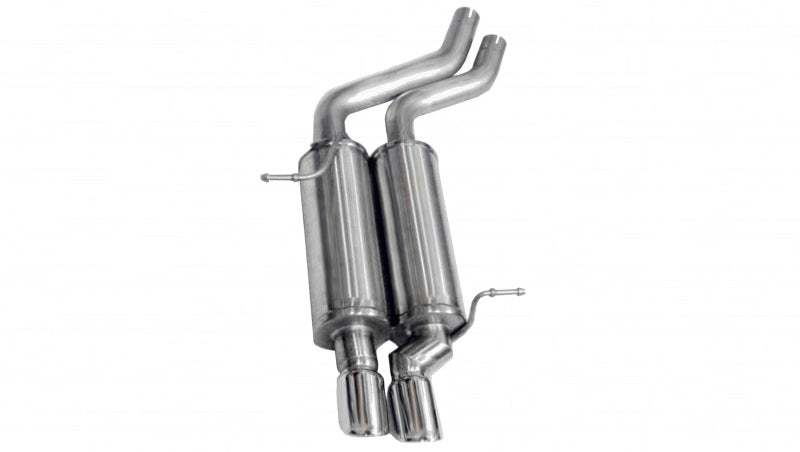 Corsa 01-06 BMW 325i/ci Convertible E46 Polished Sport Axle-Back Exhaust - DTX Performance