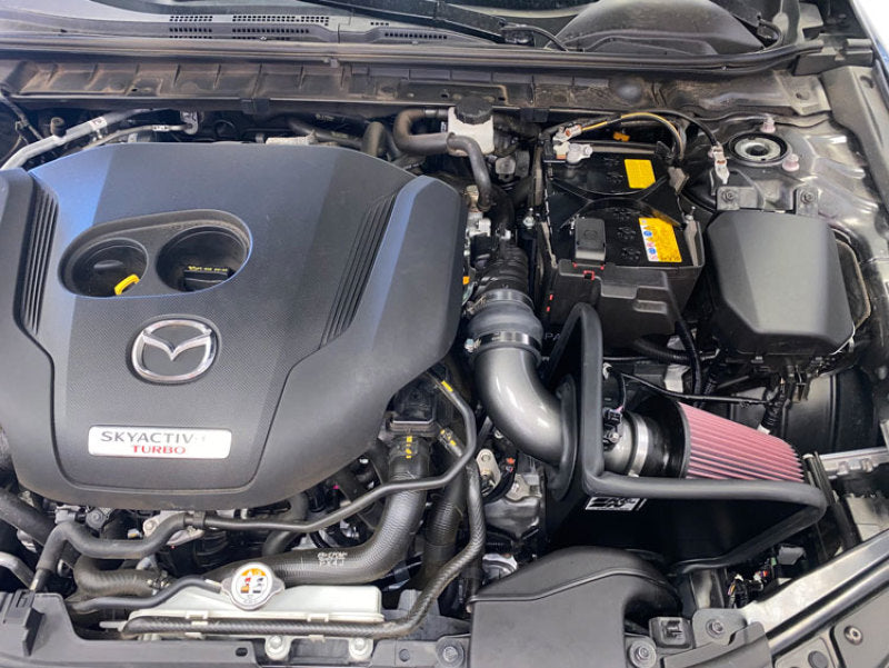 K&N 2021 Mazda 3 2.5L Turbo L4 Silver Typhoon Intake - DTX Performance