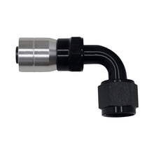 Load image into Gallery viewer, DeatschWerks 8AN Female Swivel 90-Degree Crimping Style Hose End CPE - Anodized Matte Black - DTX Performance