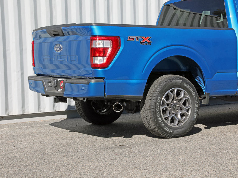 aFe Apollo GT 3in 409 SS Cat-Back Exhaust 2021 Ford F-150 V6 2.7L/3.5L (tt)/V8 5.0L w/ Polished Tips - DTX Performance