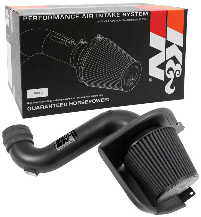 K&N 07-10 GMC Sierra 2500/3500 6.6L V8 Blackhawk Performance Intake Kit - DTX Performance