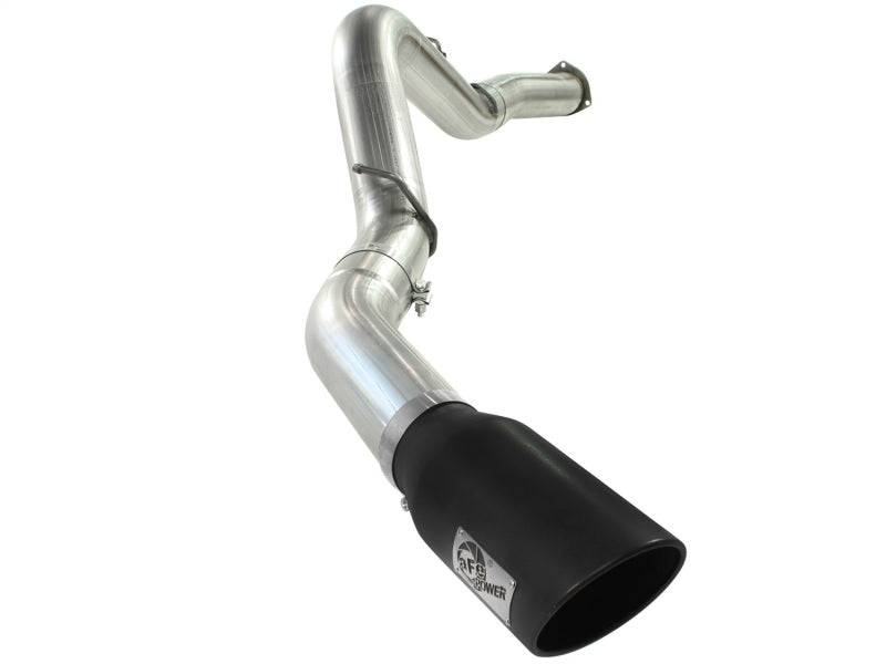 aFe MACHForce XP Exhaust 5in DPF-Black, GM Diesel Trucks 07.5-10 V8-6.6L 9(td) LMM - DTX Performance