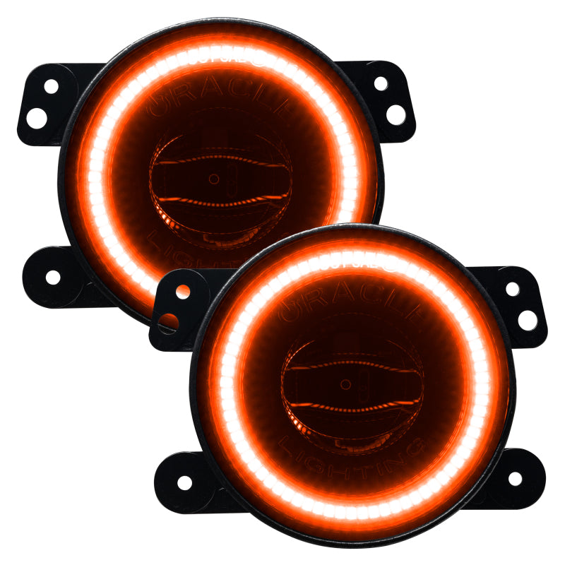 Oracle Jeep Wrangler JK/JL/JT High Performance W LED Fog Lights - Amber - DTX Performance