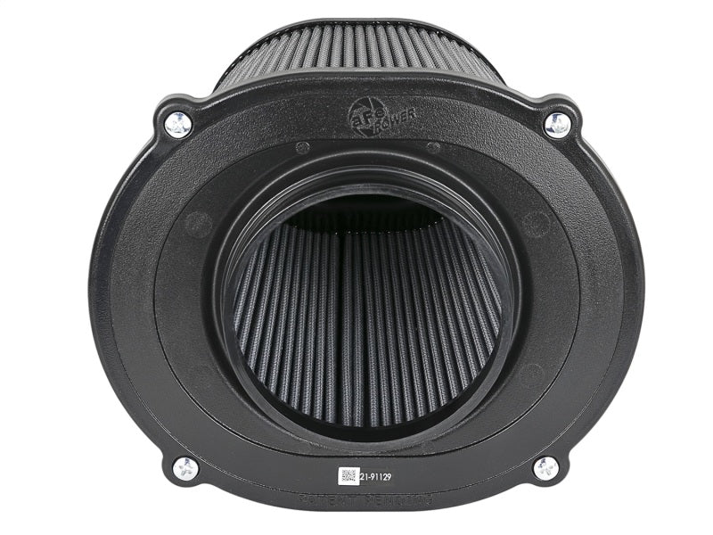 aFe Quantum Pro DRY S Air Filter Inverted Top - 5in Flange x 9in Height - Dry PDS - DTX Performance