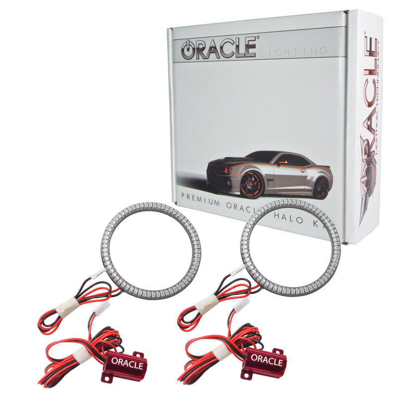 Oracle Dodge Charger SRT8 11-14 WP LED Projector Fog Halo Kit - White - DTX Performance