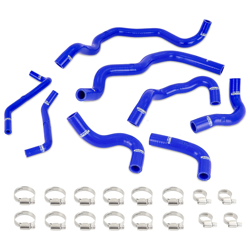 Mishimoto 2016+ Infiniti Q50/Q60 3.0T Ancillary Coolant Hose Kit - Blue - DTX Performance