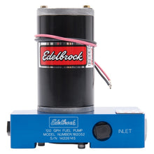 Load image into Gallery viewer, Edelbrock Fuel Pump Electric Quiet-Flo Carbureted 120GPH 3/8In In 3/8In Out 120 GPH Blue - DTX Performance