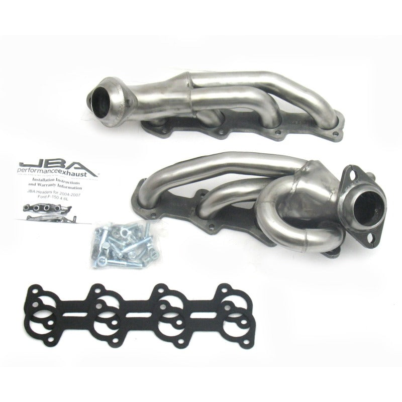 JBA 04-08 Ford F-150 4.6L 2V 1-1/2in Primary Raw 409SS Cat4Ward Header - DTX Performance