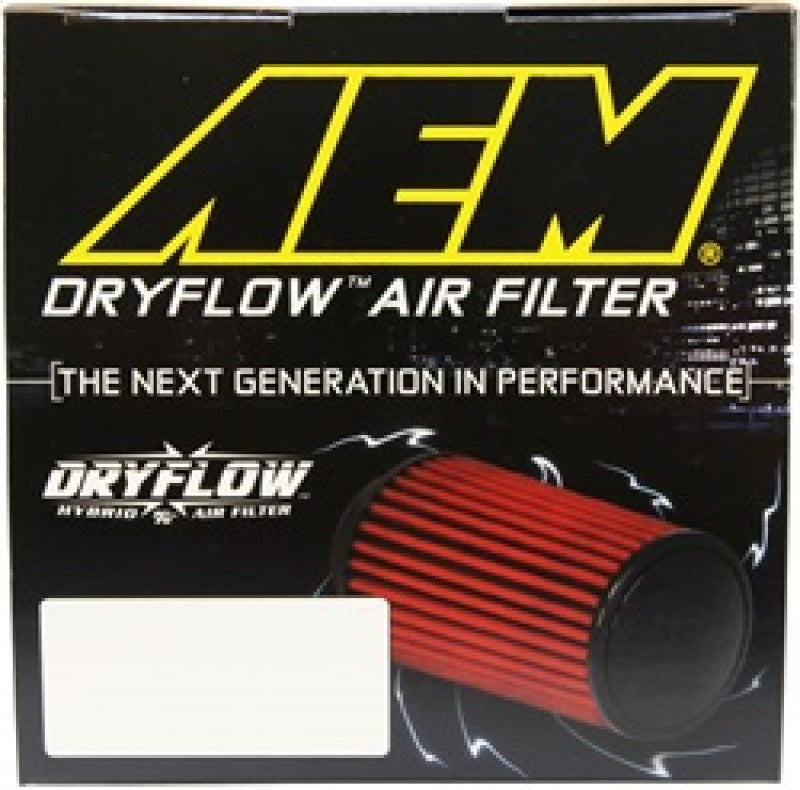 AEM 2.75in Flange 6in x 4.5in Base 6in x 3.8125in Top 5in Height DryFlow Air Filter - DTX Performance