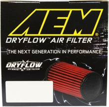 Load image into Gallery viewer, AEM 2.75in Flange 6in x 4.5in Base 6in x 3.8125in Top 5in Height DryFlow Air Filter - DTX Performance