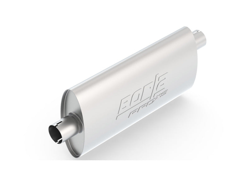 Borla Pro-XS 2.25in Tubing 19in x 4in x 9.5in Oval Notched Center/Offset Muffler - DTX Performance