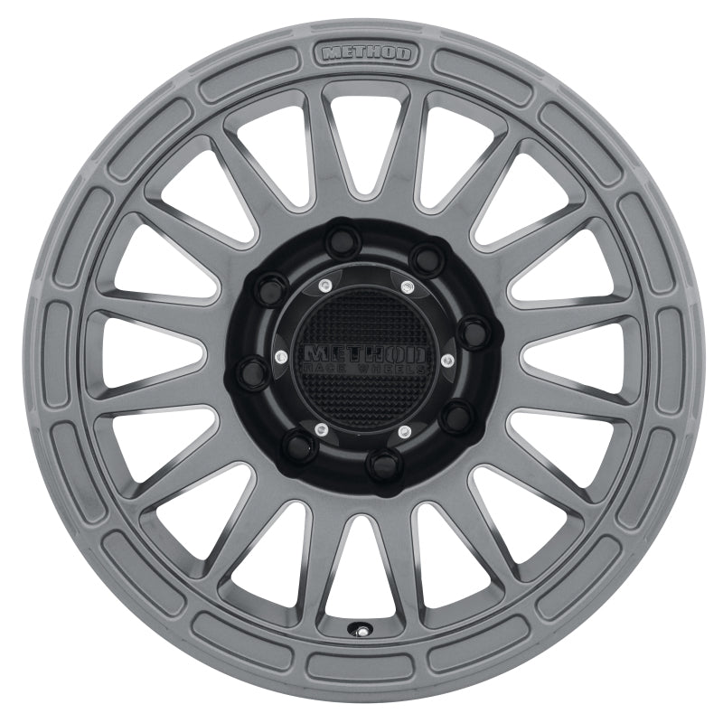 Method MR314 18x9 +18mm Offset 8x6.5 130.81mm CB Gloss Titanium Wheel - DTX Performance