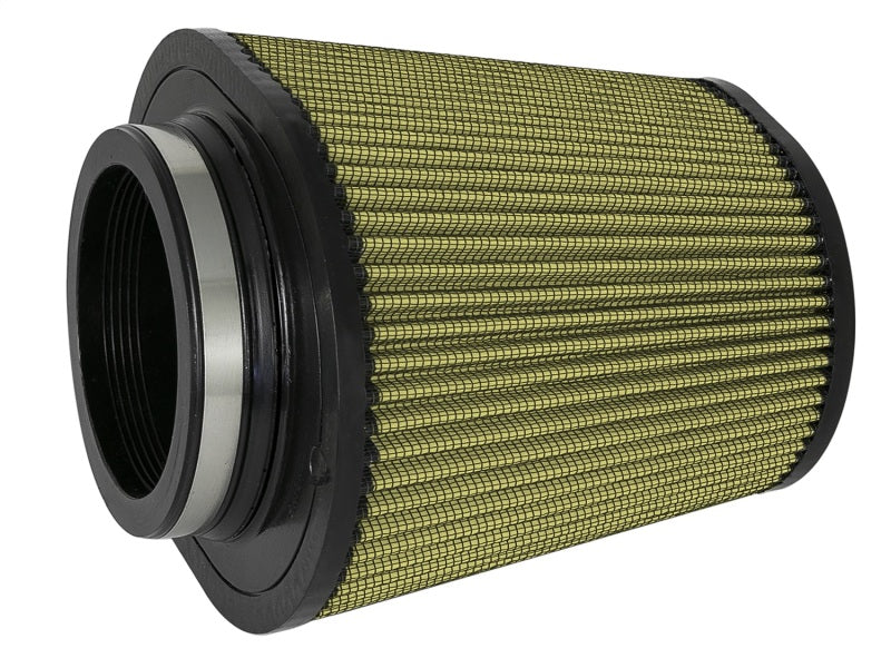 aFe Magnum FLOW Pro GUARD 7 Replacement Air Filter 4.5 F / (9x7.5) B / (6.75 x 5.5) T (Inv) / 9in. H - DTX Performance