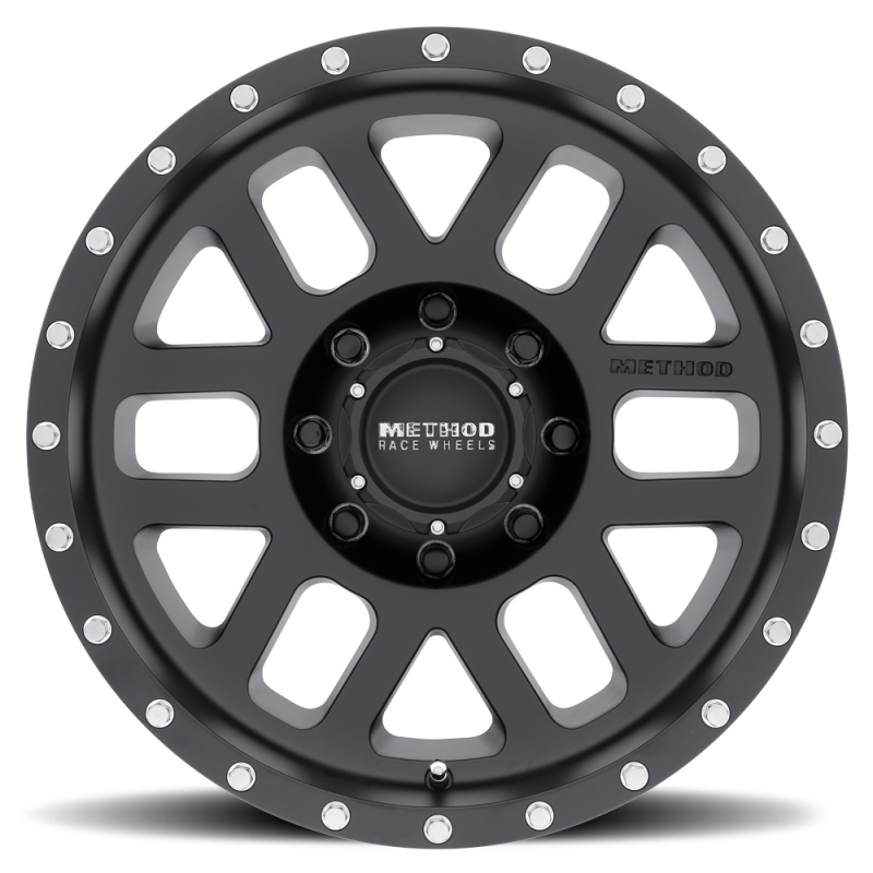 Method MR306 Mesh 18x9 -12mm Offset 8x170 130.81mm CB Matte Black Wheel - DTX Performance