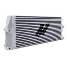 Load image into Gallery viewer, Mishimoto Heavy-Duty Oil Cooler - 17in. Same-Side Outlets - Silver - DTX Performance